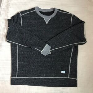 Tommy Bahama Relax reversible charcoal sweatshirt